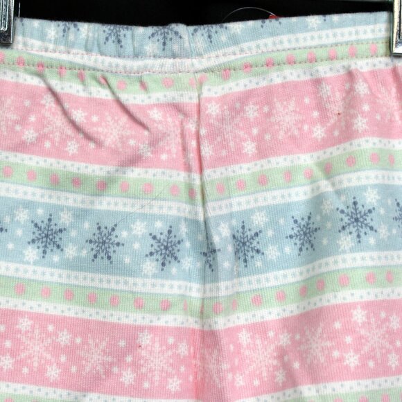 2007 Gymboree Baby Snow Princess 12 18 M Pink Leggings Pants Snowflakes - Picture 5 of 8
